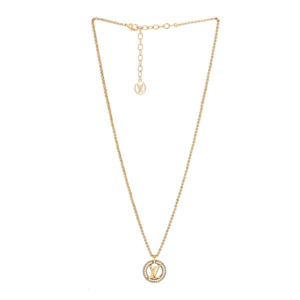 LOUIS VUITTON BY NIGHT DIAMOND PAVED NECKLACE