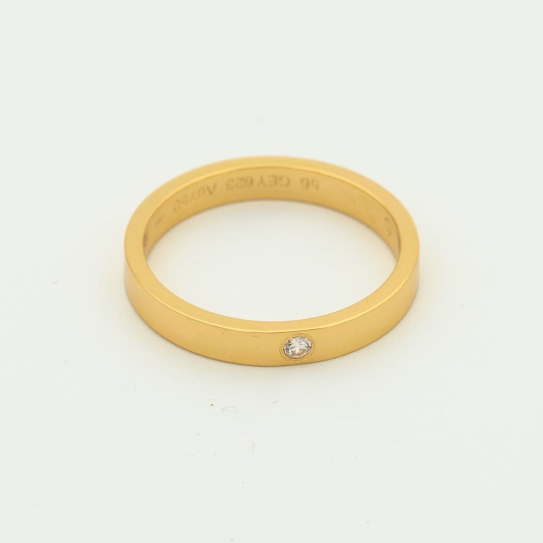 CARTIER LOVE RING 4MM 1 DIAMOND