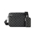 LOUIS VUITTON TRIO MESSENGER MONOGRAM BAG - BLACK/GREY