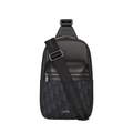 DIOR RIDER 2.0 OBLIQUE SLING BAG - BLACK/NAVY